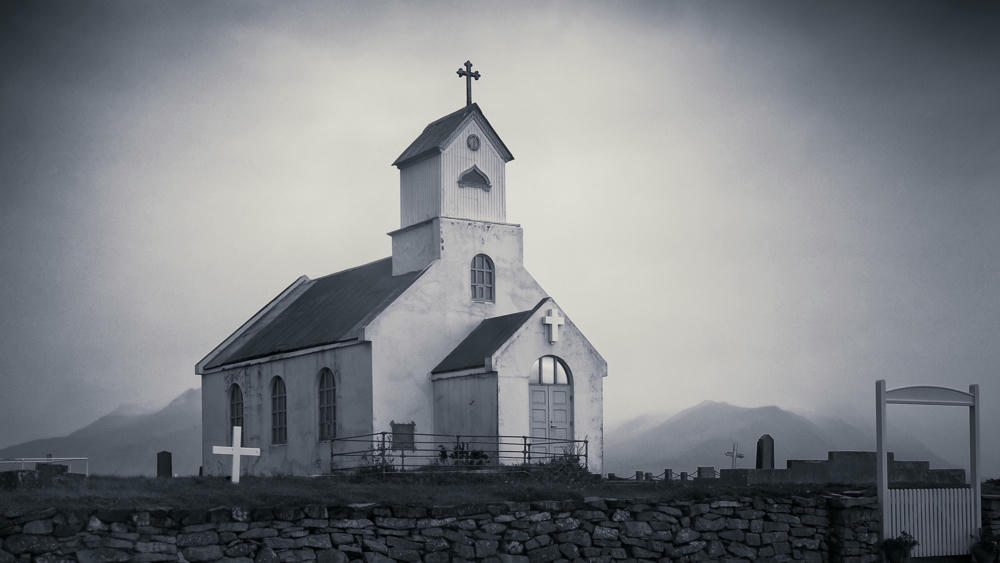 Church on Gloomy Afternoon