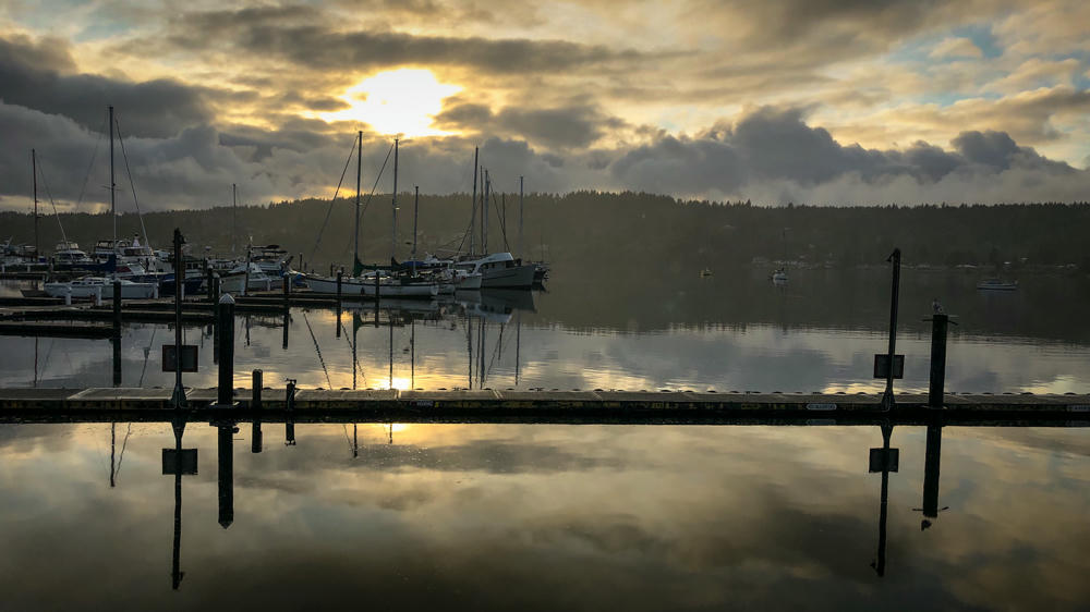 Sunset over Liberty Bay