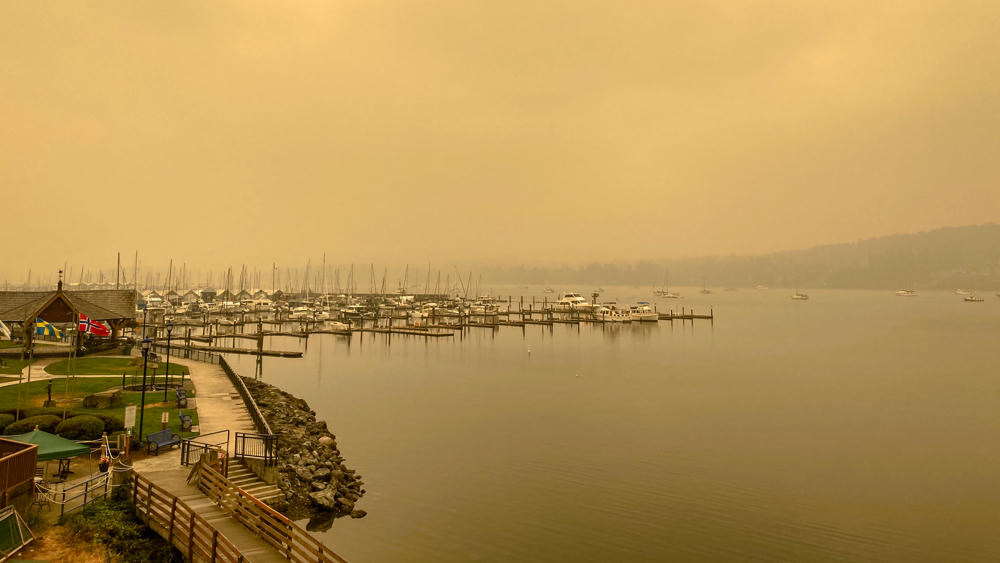Smokepocalypse over Liberty Bay