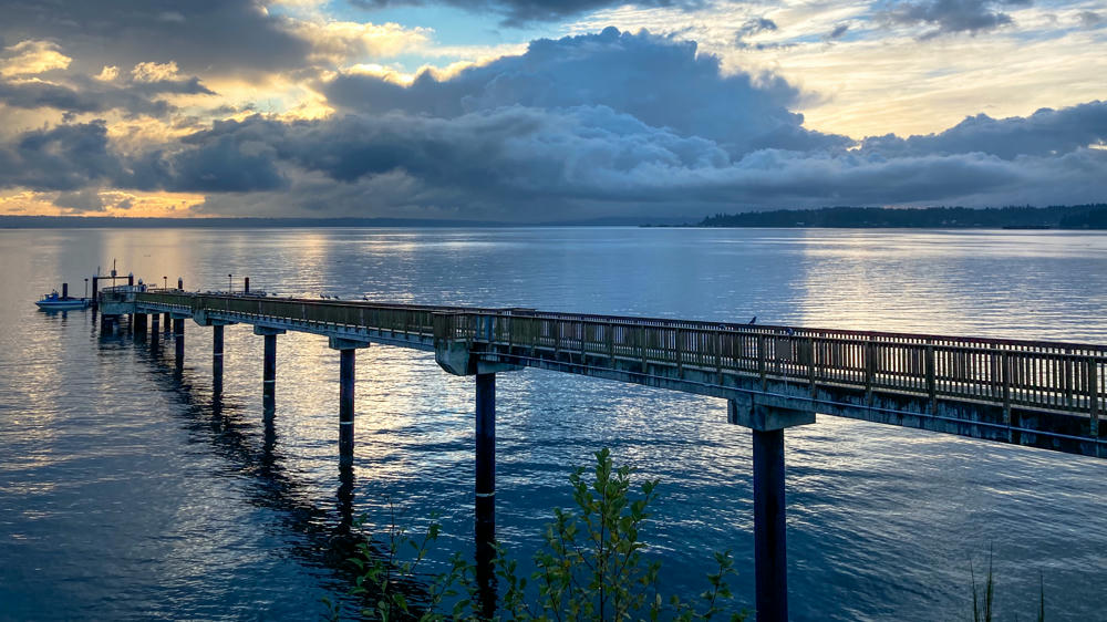 Suquamish Dock at Sunrise