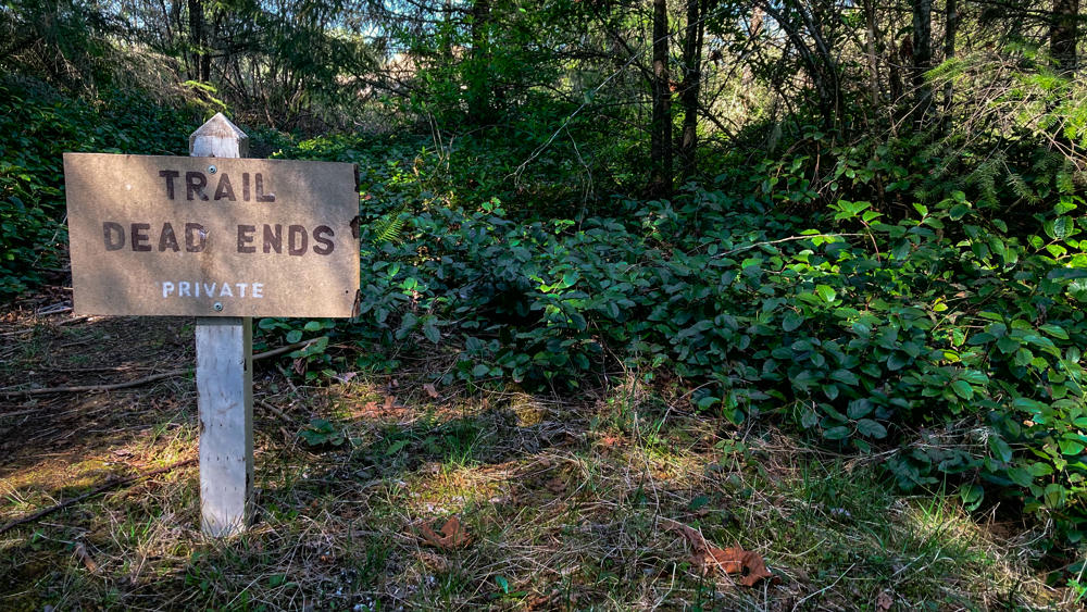 Trail Dead Ends – Private